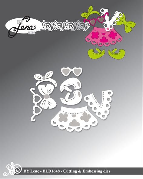 By Lene dies Accessories for BLD1648 #4 4x2,1cm